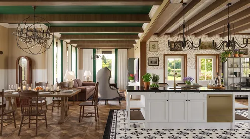 White kitchen