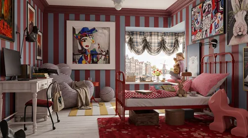 Alice's quirky room