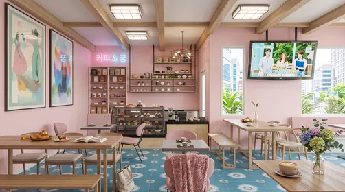 Charming Café Retreat