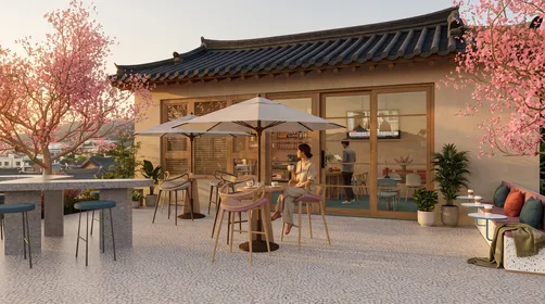 Charming Café Retreat