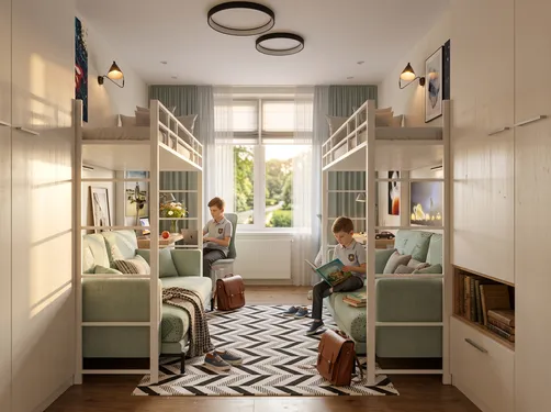 School. Kids bedroom_ challenge 