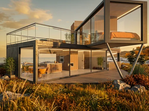 Arquitectura suspendida entre paisaje y luz