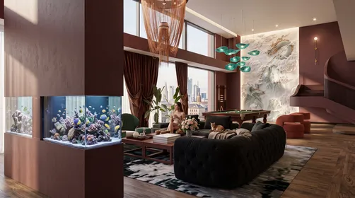 Dragon's apartment.