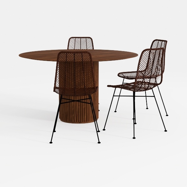 7 Piece Dining Table Set for 6, 42