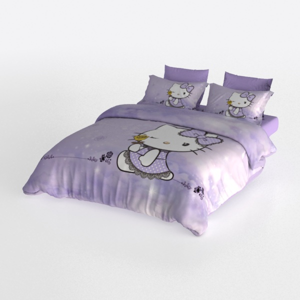 bedding set-Purple
