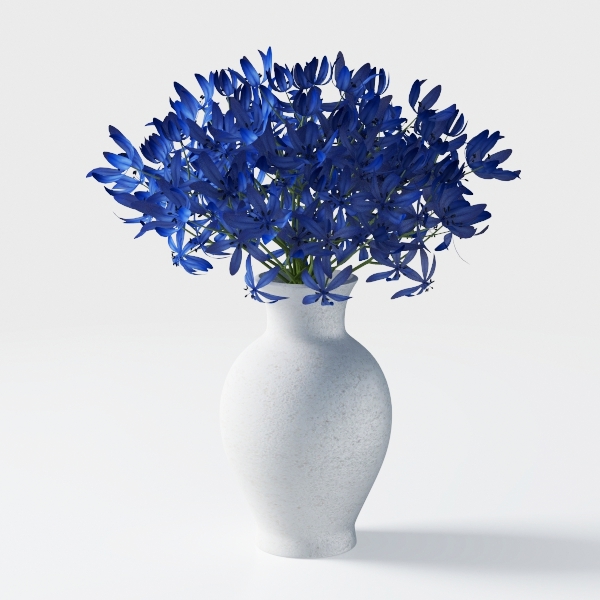 vase-Klein Blue