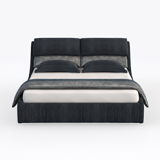 Zinus Elias 160x190 Letto Matrimoniale - Base In Metallo Con Testata Moderna, Nero, Con Rete A Doghe E Spazio Archiviazione Rete Matrimoniale 160x190