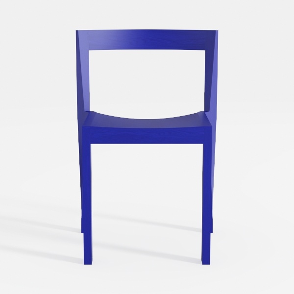 dining chair-Klein Blue