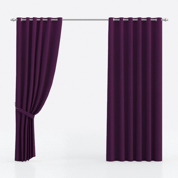 curtain-Purple