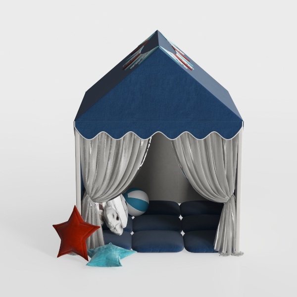 tent bed-Klein Blue