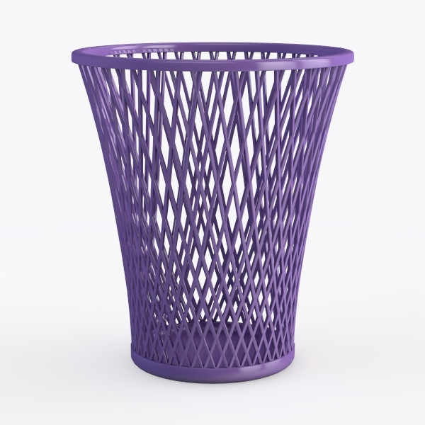 trash bin-Purple