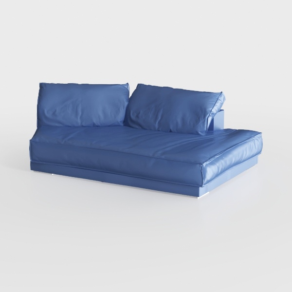 sofa-Klein Blue